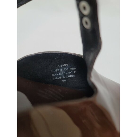 Jeffrey Campbell Nymph Heeled Platform Wooden Clog Sandals US 9 - Picture 9 of 9